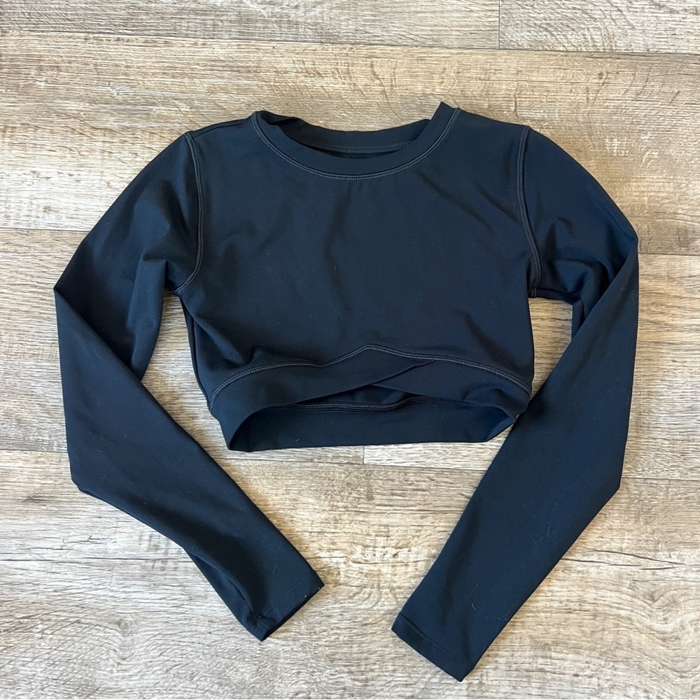 L*Space Aim High Long Sleeve Top in Black - Picture 4 of 5